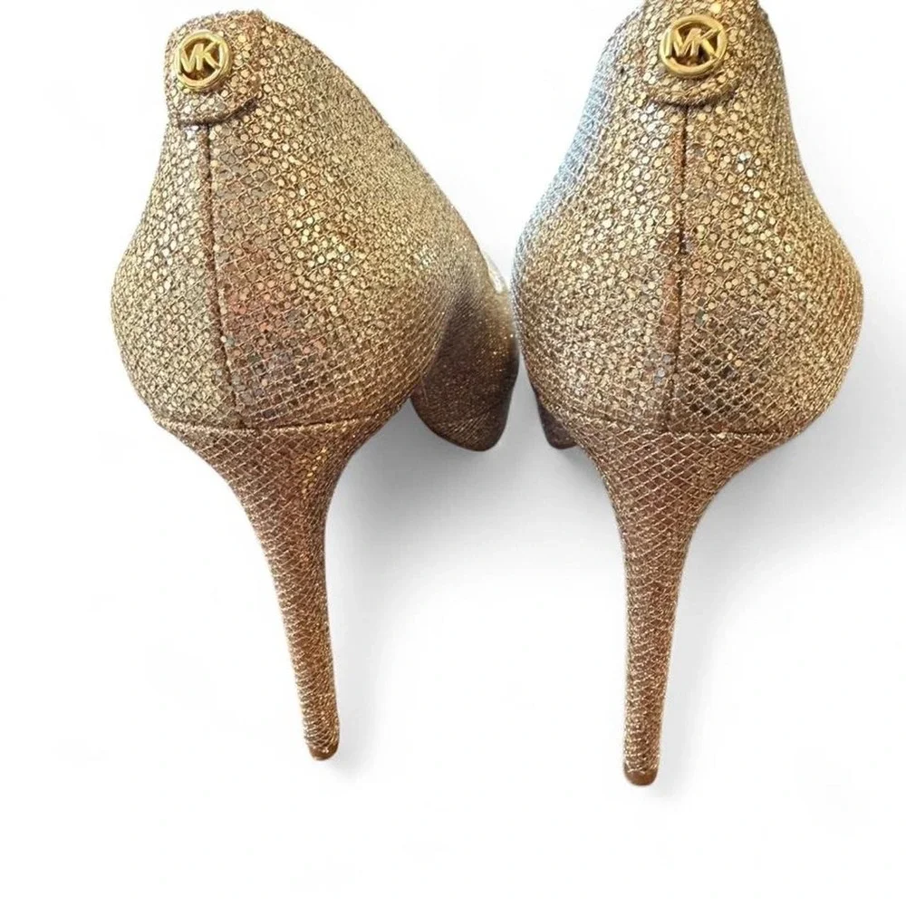 Coquette Festival Elegance Bling Maximalist Mob Wife Formal Michael kors gold.